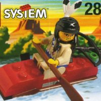 НОВО LEGO ЛЕГО - 2846 Indian Kayak от 1997 г., снимка 1 - Конструктори - 39458093