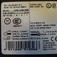 контактор Siemens 3RH1262-1APOO contactor auxiliar 220V, снимка 8 - Резервни части за машини - 39383259
