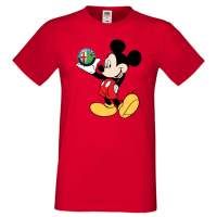 Мъжка тениска Mickey Mouse Alfa Romeo Подарък,Изненада,Рожден ден, снимка 9 - Тениски - 36576646