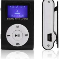 МП3 плеър MP3 player мини LCD дисплей Digital One SP00449 черен, със слот за MicroSD карта вгадена б, снимка 1 - Друга електроника - 37595334