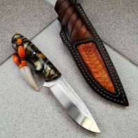 Ръчно изработен ловен нож от марка KD handmade knives ловни ножове, снимка 3 - Ловно оръжие - 30284314