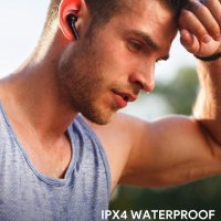Aukey Bluetooth 5.0 безжични слушалки с кейс + touch control, снимка 4 - Слушалки, hands-free - 31254412