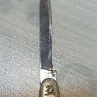  Българско дегустационно  ножче от по - дългите , неръждавейка Велико Търново , снимка 2 - Ножове - 37170486