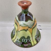 Бомбониера от цветно стъкло и керамика,звънчета,бардуче. , снимка 11 - Други - 8963893