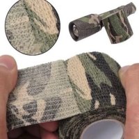 тактическа камоолажна лента залепваща водоустойчива Multicam Airsoft, снимка 7 - Оборудване и аксесоари за оръжия - 42055285