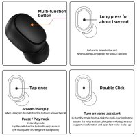 Безжичен блутут слушалки bluetooth Xiaomi Redmi Airdots 2, снимка 6 - Безжични слушалки - 42105919