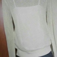 Бежов пуловер👚🍀М, М/L👚🍀 арт.336, снимка 3 - Блузи с дълъг ръкав и пуловери - 29117184