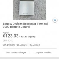 Bang&Olufsen  TERMINAL 300 remote control, снимка 5 - Ресийвъри, усилватели, смесителни пултове - 31286694