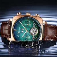 Красив и стилен, механичен мъжки часовник., снимка 12 - Мъжки - 42515505