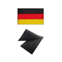 Нашивка с бродерия Германия , Немско знаме с велкро, снимка 1 - Други - 44161861