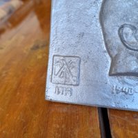 Стара алуминиева отливка Георги Аспарухов Гунди #2, снимка 4 - Други ценни предмети - 33809133