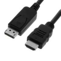 Кабел DisplayPort - HDMI 4.5м, Черен Digital One SP01254 DP-M към HDMI M, снимка 1 - Кабели и адаптери - 31438625