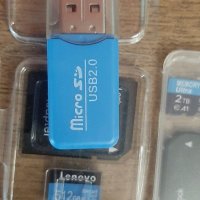 Micro sd card256/512/1tb/2tb,нови+ флашка преходник-20 лв, снимка 1 - Карти памет - 40495576