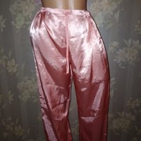 Ann S-Нова прекрасна  розова пижама от сатен и шифон с бродерия , снимка 5 - Пижами - 40038830