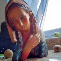 Мария Магдалена религиозна пластика статуя фигура, снимка 13 - Статуетки - 34101552
