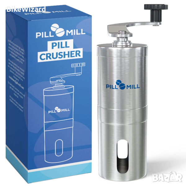 Pill Mill Tablet Mortar за мелене на хапчета за домашни любимци НОВО, снимка 1