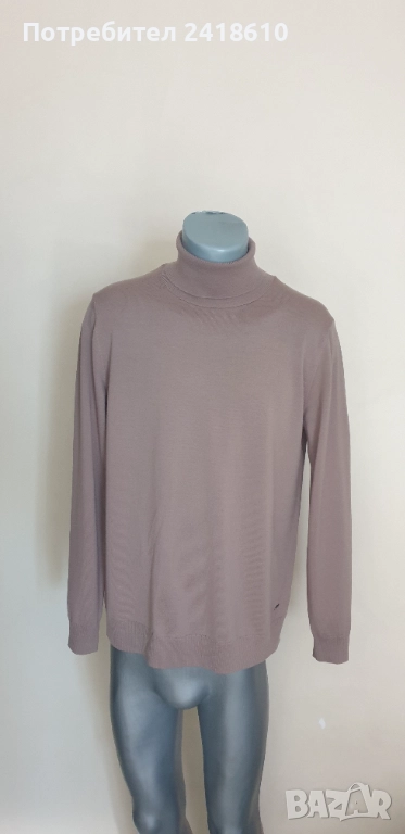 JOOP! Extrafine Merino Knit Mens Size L НОВО! ОРИГИНАЛ! Mъжки Поло Пуловер, снимка 1