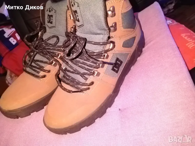 Маркови сноуборд обувки DC Pure High-Top Winter Boots ADYB 100009 Leather Water resistant нови №43, снимка 1