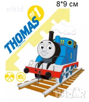 Томас Влакчето thomas train щампа термо апликация картинка за дреха блуза чанта, снимка 1