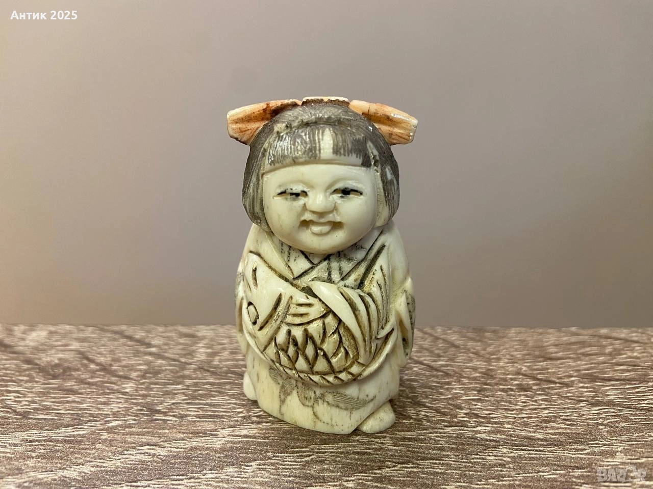 Нецке Япония оригинал Кост., снимка 1