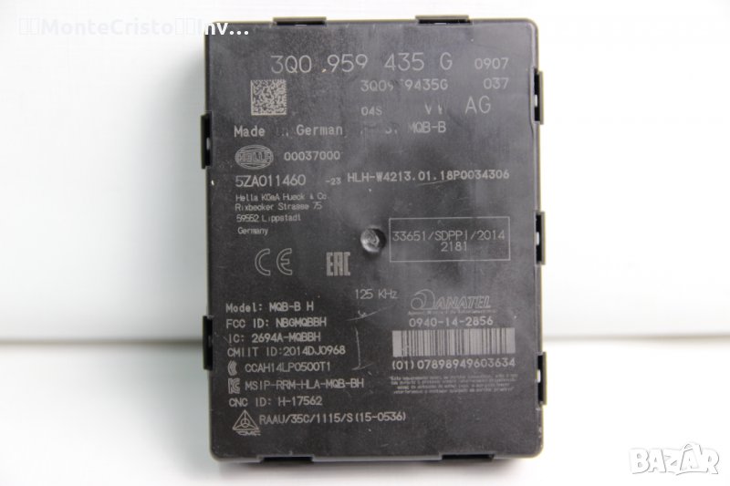 Kessy модул Keyless VW Passat B8 (2015-2019г.) 3Q0 959 435 G / 3Q0959435G, снимка 1