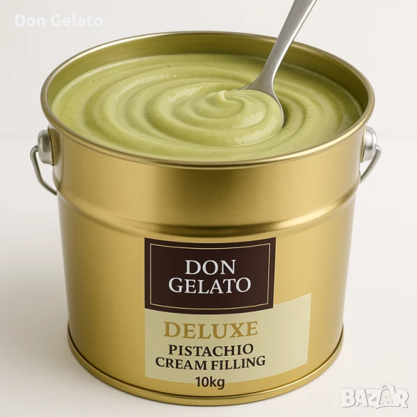 Крем пълнеж с шамфъстък Don Gelato Deluxe – 10 кг, снимка 1