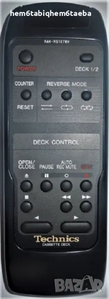 Търся дистанционно Technics RAK-RS107WH или RAK-RS105WH, снимка 1