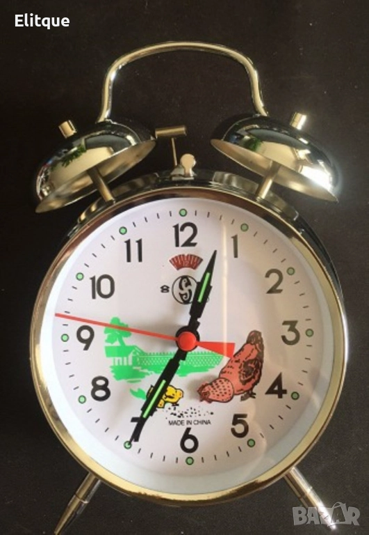 Класически ретро механичен будилник, снимка 1