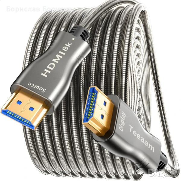 Оптичен HDMI кабел 15 метра, снимка 1