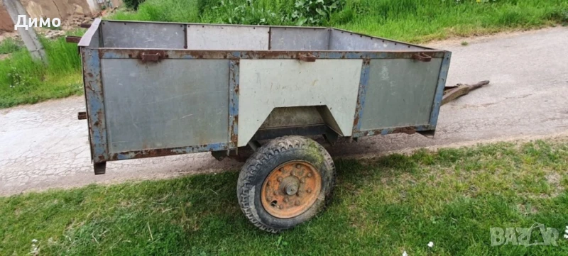 Алуминиево ремарке за трактор, снимка 1