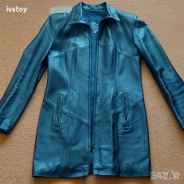 Дамско кожено яке 48 размер. , снимка 1