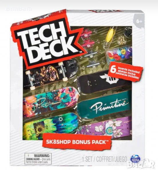 Комплект мини скейтборди с аксесоари Tech Deck / Sk8Shop Bonus Pack, снимка 1