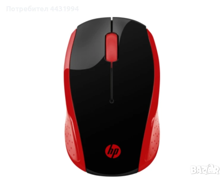 Мишка, HP 200 Emprs Red Wireless Mouse, снимка 1