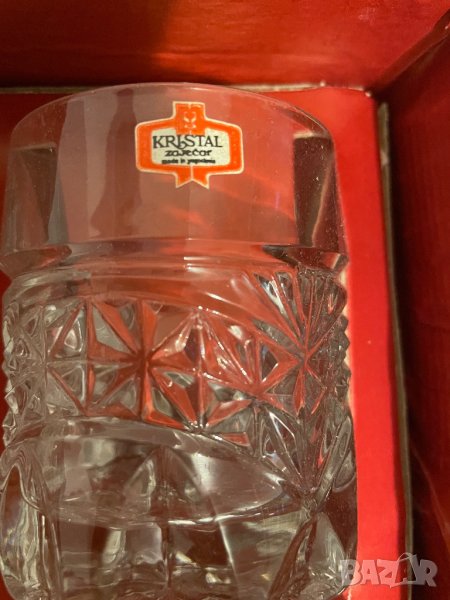 Кристален комплект 6 броя за коктейл, снимка 1