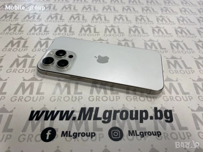 #MLgroup предлага iPhone 15 Pro Max 256GB Silver 84%, втора употреба, снимка 1