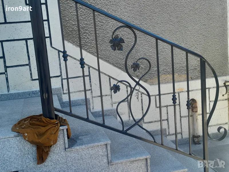 Парапети за стълбища и тераси от ковано желязо, снимка 1