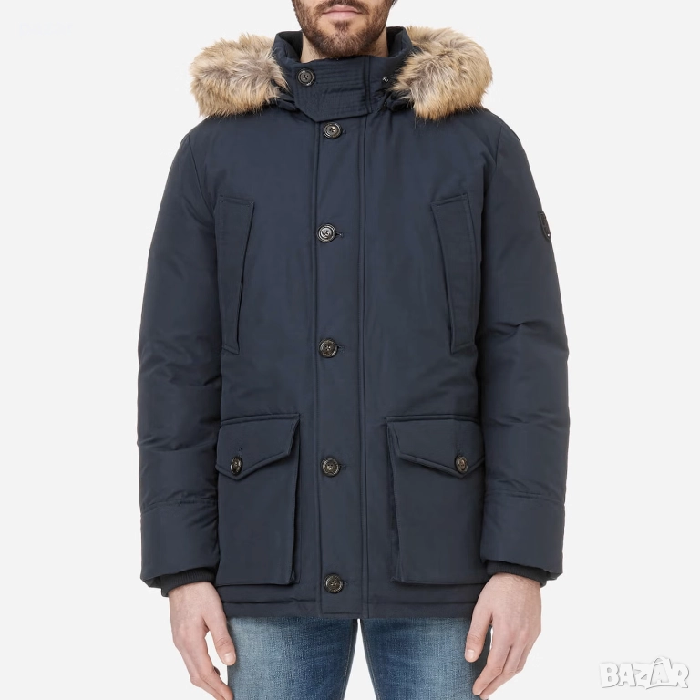 Tommy Hilfiger Hampton Parka Оригинално Зимно Пухено Яке Като Ново L, снимка 1