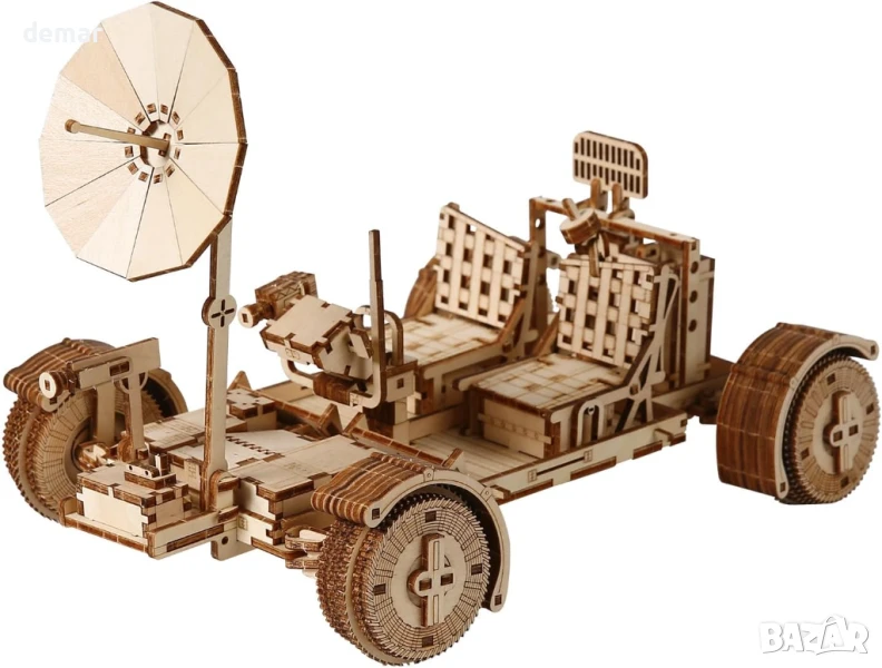 3D пъзел comfoyar Lunar Rover, дървен модел за сглобяване, снимка 1