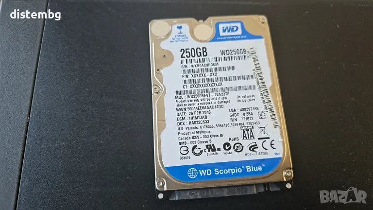 Твърд диск за компютър HDD WD2500B 250GB 2.5'', снимка 1