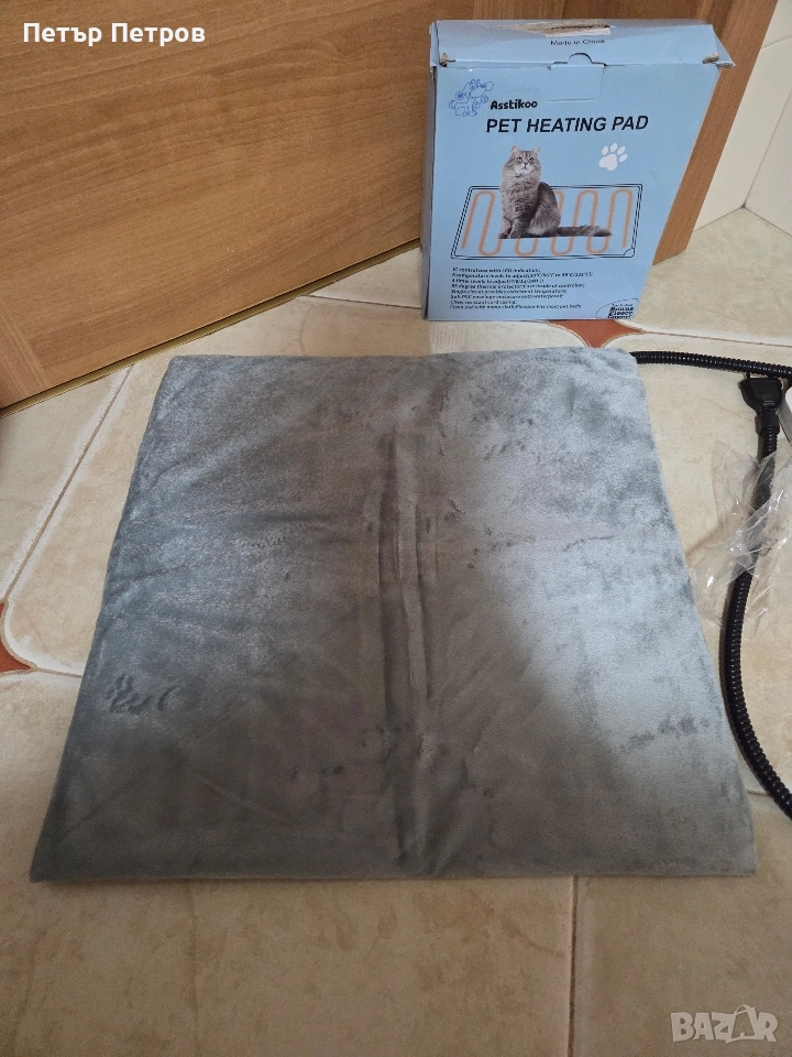Електрическа подложка за отопление на домашни любимци с марка Asstikoo 45×45см , снимка 1