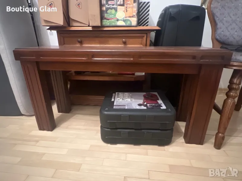 Дървена маса пейка масивно дърво , снимка 1