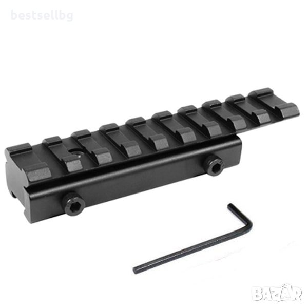 Стойка уивър база пикантини монтаж еърсофт ловна въздушна пушка оръжие, снимка 1