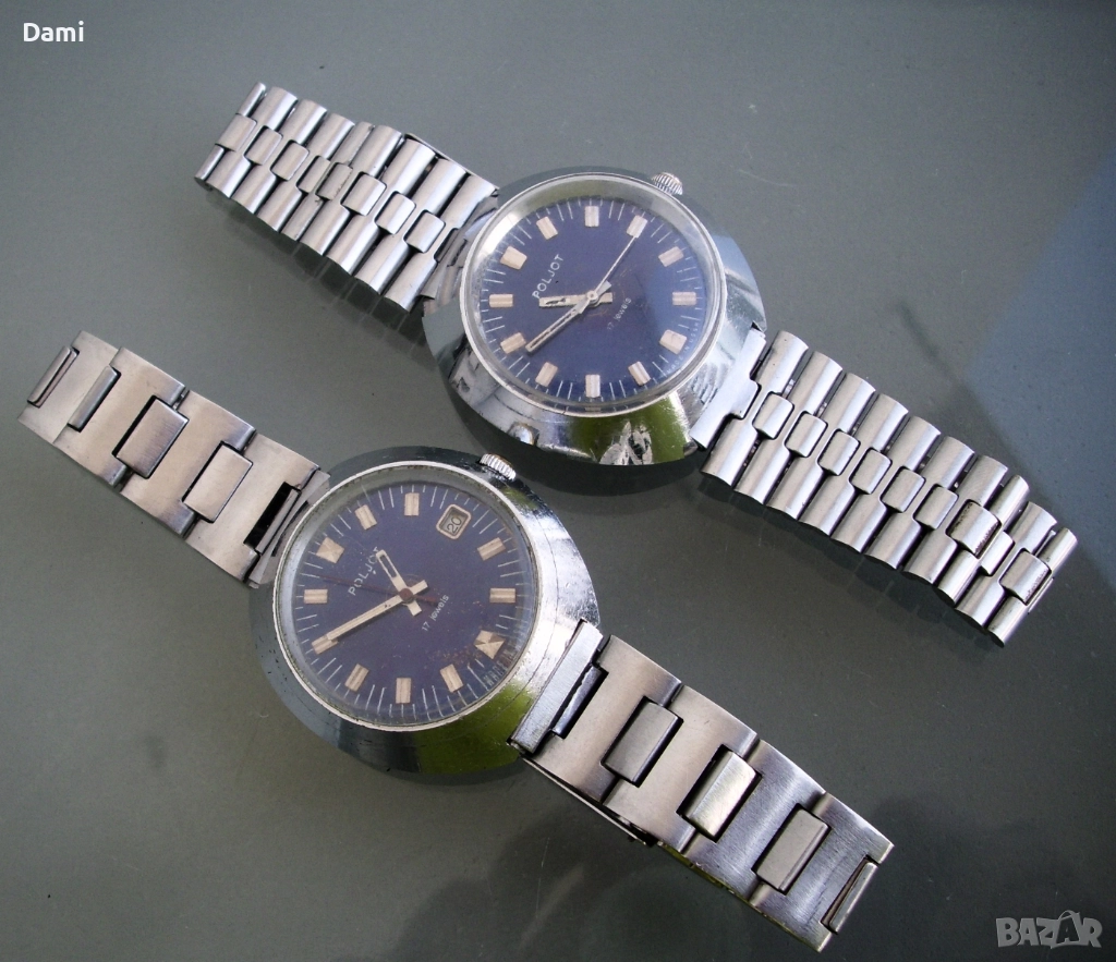 Съветски механичен ръчен часовник Poljot, снимка 1