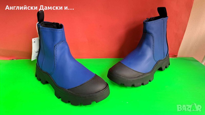 Английски дамски боти-ZARA , снимка 1