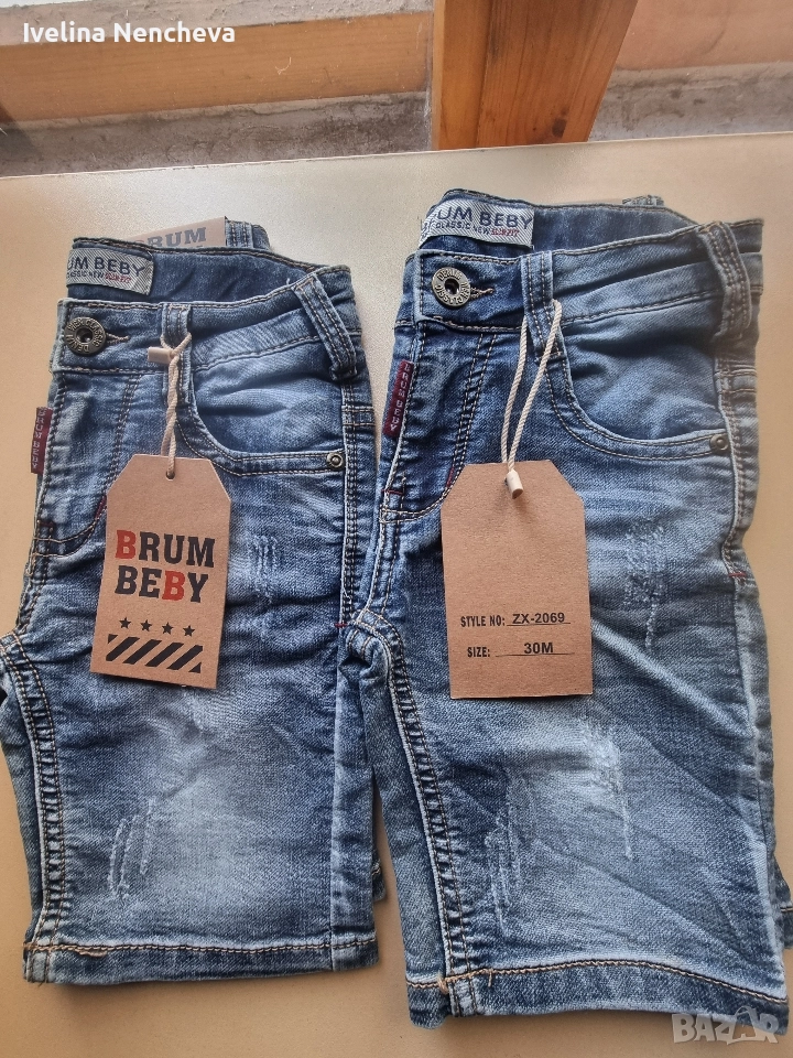 къси дънки Момиче 18- 30 месеца, снимка 1