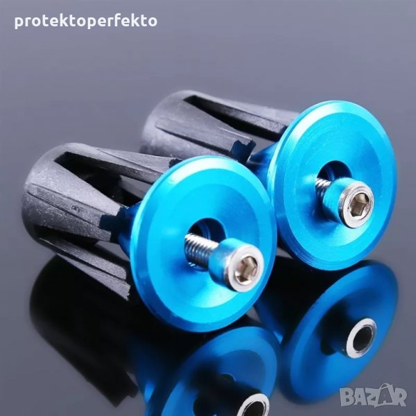 Алуминиеви тапи за кормило, грипове - MTB или шосеен велосипед , снимка 1