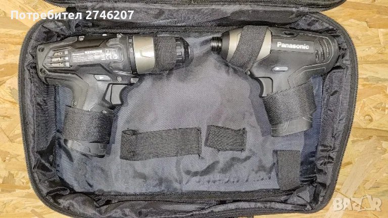 Panasonic 10.8v Mини винтоверт+мини ударен inpact винтоверт, снимка 1