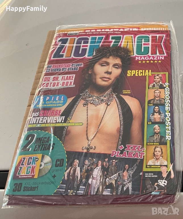 RAMMSTEIN Рамщайн Оригинални Немски дискове сд cd Zick Zack, снимка 1