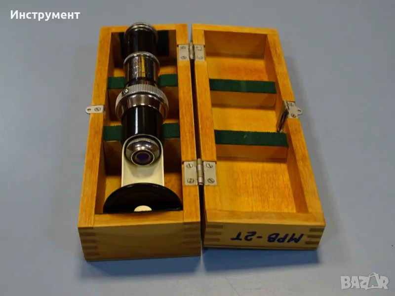 Микроскоп измервателен МРВ-2Т(МПБ-2Т)USSR (отсчетный) по Бринелл, снимка 1