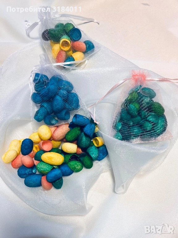 Арт материали - копринени пашкули, снимка 1